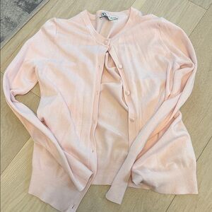 Zara Soft Pink Knit Sweater